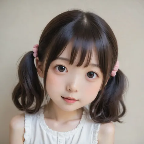 20 years old,detailed face and eyes,detailed skin,(slender:1.1),Picture,Rating_Safety,Realistic,score_7_up,score_8_up,score_9,(skinny:1.5),(tiny:1.1),(Toddler Bodies :1.0),A young and cute girl with left eyes,(younger:1.5),Hairpin,bed,maid clothes,camel to...