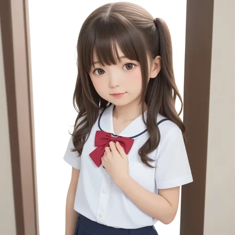 (),16 kg,20 years old,4K,8k,(:1.3),(:2.0),cute girl,かわいいyounger女の子,slender,(slender:1.1),(slender:1.3),short,(skinny),skinny,(skinny:1.3),slender body,(younger),younger,(younger:1.3),Hair elastic,Realistic, Lots of stuff on my body ,masterpiece,sitting on ...