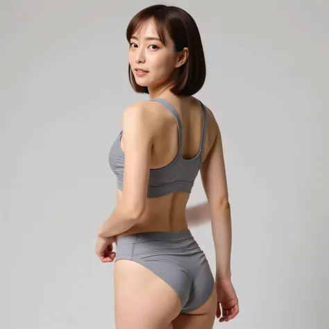 Kasumi Ishikawa,(Raw Picture real:1.6) live-action, Picture , Highest Quality,( cute girls、18 years old ), serious expression as of the year, 全身 Picture , muscular body, ((( slender body))), (((Thin Waist))),(small breasts), focus on women,,((Butt ...