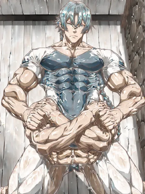 score 9 、score 8 up、score 7 up、source anime、high quality illustration、傑作、best quality、best resolution、best image quality、anime coloring、anime screencap、anime screenshot、very delicate and beautiful、1boy、kaidou minami is a male、anime male is wearing a blue l...