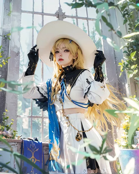 ((PHOEBE_WUTHERING WAVE)) ((photorealistic)),(highlight hair)), Light reflection, (( HD )),((upper body)), (((best quality, masterpiece))), (masterpiece) (best quality) (detail) (8k) (HDR) (wallpaper) (cinematic lighting) (sharp focuasterpiece, best qualit...