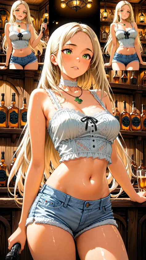  ,
Irish Girl, (Traditional Irish Folk Singer),(cowboy shot),(side views), (looking up from below:0.6 ), sing with emotion ,(blush:0.5),(Watch Viewers)
girls, light blonde, (Quota:0.8),(straight long hair), Greenish Eyes, (big boobs:0.5),(Disconnect:0.6),(...