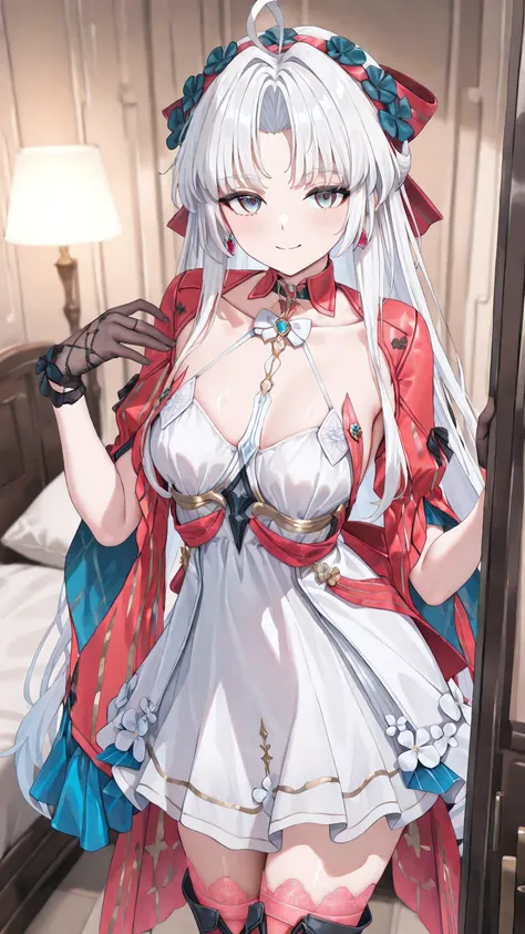 (((masterpiece))), (((best quality))), ((ultra-detailed)), (illustration), ((an extremely delicate and beautiful)), high resolution, super detailed skin, beautiful detailed eyes, 1girl, solo, pointy breasts, shiny skin, skinny, BREAK, carlottavp2, 1girl, s...