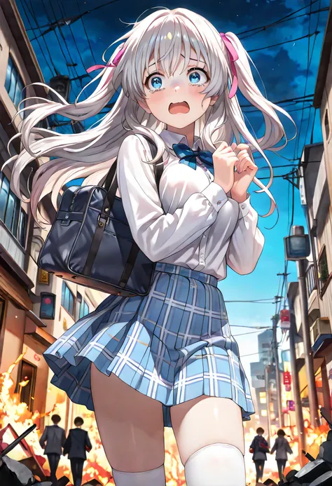 ((ultra-detailed)), (highly detailed CG illustration), (best quality:1.3), ultra-highly detailed, colorful composition, artistic photoshoot, 1girl, solo focus, moe anime character, Anime-style, harmonious color palette, ethereal ambiance, dainty facial str...