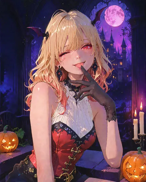 jyoni, frontal face, front face, front view ,(score_9), (score_8_up), (score_7_up), (masterpiece), (best quality), (ultra-detailed), 4K, 8K, cinematic lighting, moody lighting, warm candlelight, soft shadows, shallow depth of field, anime style portrait, w...