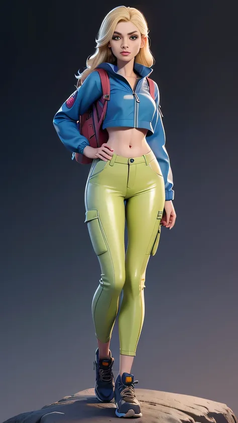 RAW digital art, ultra-realistic 3D render of a stunning woman resembling Lena Hedley, ((young woman)), ((highly detailed face:1.3)), ((perfectly portioned body, perfect female figure:1.3)), ((skinny, slim waist, narrow hips:1.3)), ((flawless skin texture,...