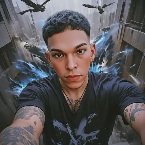 (low quality, worst quality:1.4), [bad-picture-chill-75v : Unspeakable-Horrors-Composition-4v:0.5] <lora:pins2:1> render art, manly young adult man, spiderman,
1boy, dirty, grungy, handsome chav skinhead, tattoos, shirtless, track pants, sneakers, high ris...