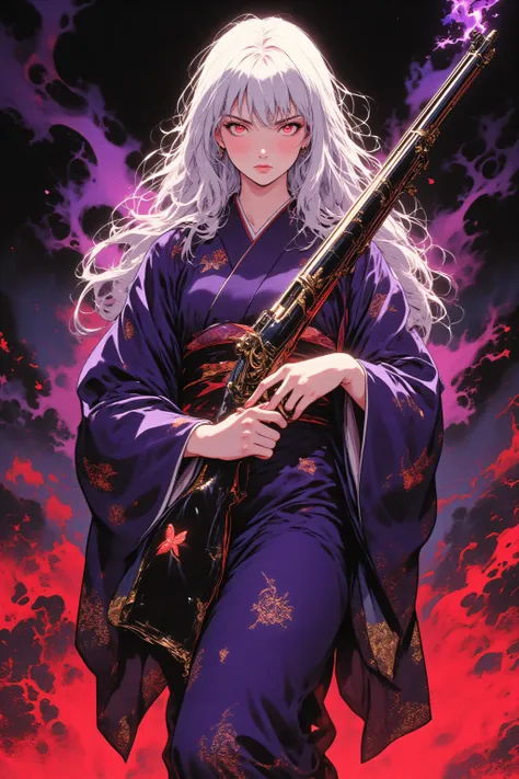 ArsMJStyle, Colored pencil hyperdetailed realism,masterpiece, best quality, 2D anime style, anime artwork,
Full body shot, dynamic yet delicate pose, angled three-quarter view, with ample space, no cropping.
Standing with ethereal grace, her body subtly ...