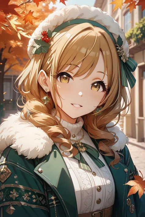 Close to the seven herbs、green、IDOLM @STER SHINY COLORS、Autumn outfit、