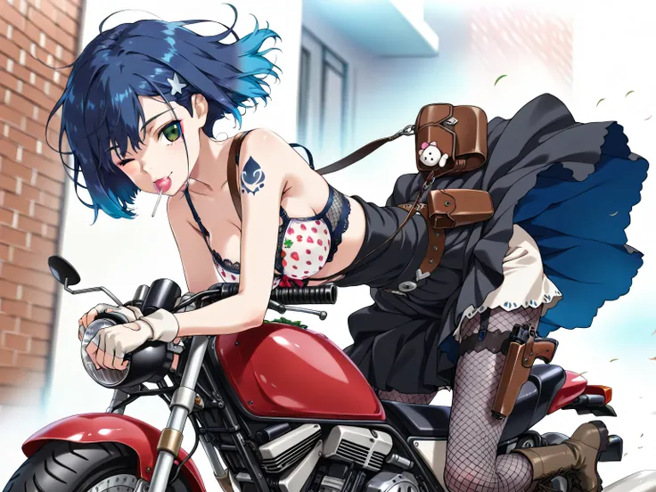 ((言語: 日本語、英語)、(Masterpiece), (Highest Quality), (High Score), (High Resolution),(4k),(A strawberry-patterned bra dancing in the wind),Uncensored,),
(masterpiece, best quality, very aesthetic),
(ファンタジー、近代のイギリス、(日中)、(屋外)、(1magical girl.solo),),

(,(UK, alley...