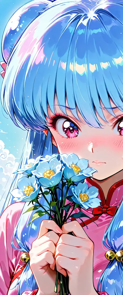 (close up:1.5),1girl,shampoo \(Ranma 1/2\),(beautiful girl:1.3),masterpiece,1girl,Ultra-high resolution,rich contrast,Very high quality,8k,Highly detailed CG unit wallpaper,Texture,RAW Photos,professional photograph,an extremely delicate and beautiful,Incr...