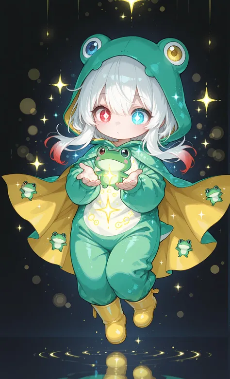 Glowing_Lights, glowing_light, glowing, glowing_effect, sparkling, particles, sparkle_effect, light_particles, glitter, glitter_effect, bokeh, light_bokeh, light_reflection,glow, Melys Chibi, masterpiece, best quality, ultra-detailed:1.3, chibi style, 1gir...