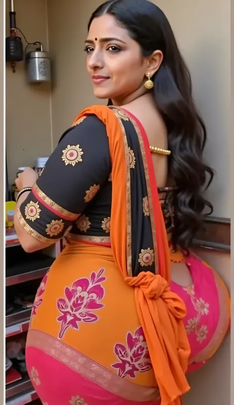 Saree bust open