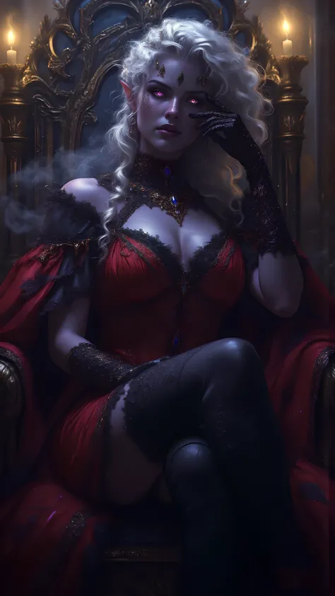 fantasy,exquisite digital illustration,char_drow,(masterpiece:2), (best quality:2), (ultra-detailed:2), (Incredibly Absurd High Definition:2), (full body:1.8), cinematic lighting, dark fantasy, dim atmosphere, view from below:1.3, (1 mature bewitching dark...