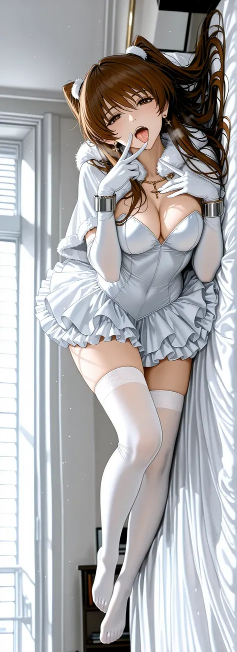 1girl, huge tit, The golden ratio, Proper composition,BEAUTIFUL ILLUSTRATION, (masterpiece, detailed:1.2), maorix, score_9, score_8_up, score_7_up, score_6_up, score_5_up, 1girl, huge tit, close-up, Perfect configuration, super quality, 8k, super quality, ...