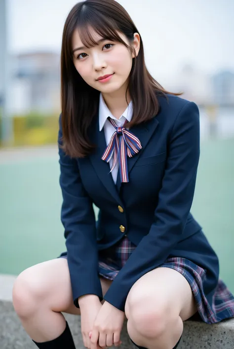 ultra detailed,8k,high resolution,beautiful detailed,high contrast,sharp focus, 50mm, f3,5,
best quality,super hyper realism,realistic,photorealism,(realistic skin:1.2), tokyo, sibuya town,
japanese solo girl, no makeup, (from below:1,2), looking at ...