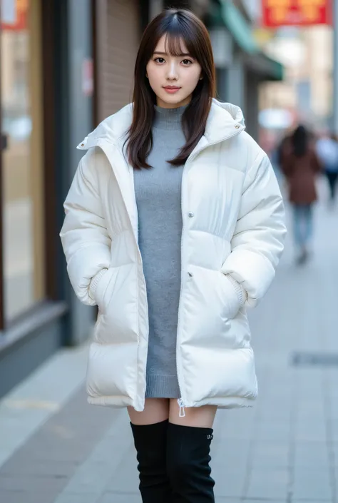 ultra detailed,8k,high resolution,beautiful detailed,high contrast,sharp focus, 50mm, f3,5,
best quality,super hyper realism,realistic,photorealism,(realistic skin:1.2), (full body:1,3),
japanese solo girl, no makeup, (from below:1,2), looking at vi...