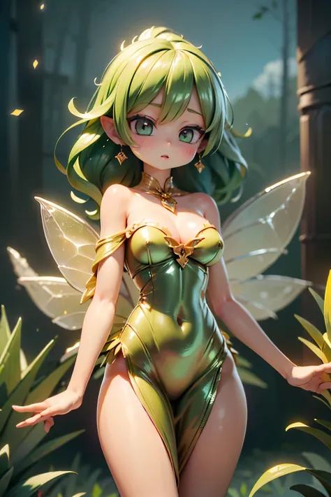 Super high quality,Ultra high definition gold,super high image quality with rice bowl,masterpiece,8k,very detailed,solo,    1 female,cute, cute,Size S   ,My skin color is white,(A beautiful agave fairy:1.5),(The mysterious fairy:1.5),(An accurate and perfe...