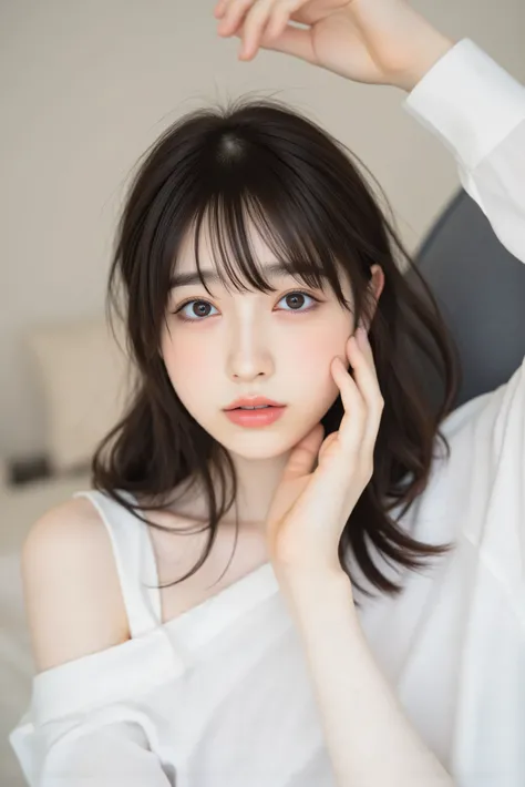 8k, オリジナルof写真 , Highest Quality, masterpiece, and high precision : 1.2, very detailedRAWカラー写真 , Professional photo , ( Realistic :1. 2), The most beautiful Japanese woman in the world 秘書of一人, 25歳of日本人of女性秘書 , ( and high precisionof肌: 1....