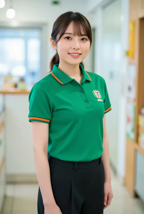ultra detailed,8k,high resolution,beautiful detailed,high contrast,sharp focus, 50mm, f3,5,
best quality,super hyper realism,realistic,photorealism,(realistic skin:1.2), convenience store as a cashier,
japanese solo girl, no makeup, (full body:1,2),...