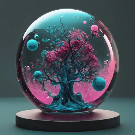 Ultra-realistic, macro photography ultra-detailed, photo-realistic, cinematic lighting, cinematic photography, spheres melt while floating photography, cinematography, full focus, UHDR, hyperrealistic,3D. Balls and orbs are quickly filling with multicolor...