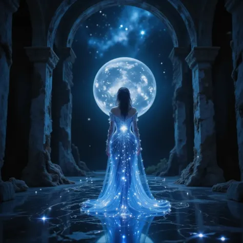 (Masterpiece, Realistic, Photorealistic: 1.2), 8K Ultra HD, RAW image, meticulous detail, ultra-high resolution, perfect structure, highest quality, detailed, soft focus,At the highest point of a once-glorious ruined castle,
a vast and weathered entrance h...