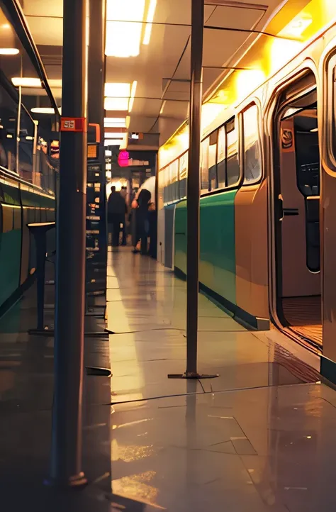 Early morning subway