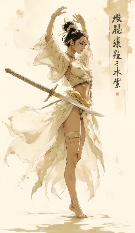 Comic art. Score_9, score_8_up, score_7_up, ((highest quality)), ((masterpiece)), ((full face)), Perfect Face, (High definition), (Best Shadow), 8k, cinematic, (Realistic:1.4),dramatic. A beautiful, alluring, and breathtaking woman, with a slender yet athl...