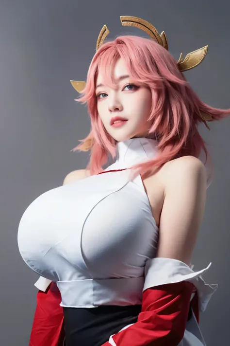 (masterpiece:1.3),best quality,high resolution,unity 8k wallpaper,(illustration:1),perfect lighting,photo_\(medium\),photorealistic,realistic,
finely detail,extremely detailed,soft lighting and shadow,soft yet striking lighting,film grain:1.2,
yae miko, 1g...