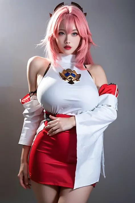 (masterpiece:1.3),best quality,high resolution,unity 8k wallpaper,(illustration:1),perfect lighting,photo_\(medium\),photorealistic,realistic,
finely detail,extremely detailed,soft lighting and shadow,soft yet striking lighting,film grain:1.2,
yae miko, 1g...