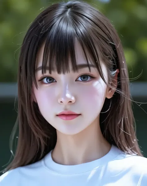 {{small breasts:single high school girl:Smile Yang:18age::(big double eyelids):(mascara):(red cheek):(前 my hairぱっつん}:{straight,短い my hair: my hair}