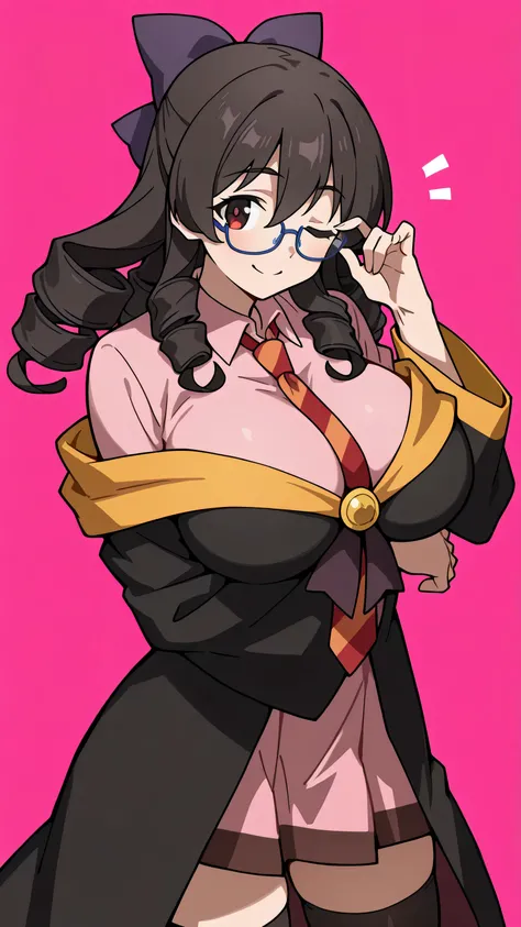 anime coloring, Give your images flat even illumination (negative) or dramatic chiaroscuro lighting (positive), huge breast,, 1girl, , Give your images flat even illumination (negative) or dramatic chiaroscuro lighting (positive).1girl, solo, , one_eye_clo...