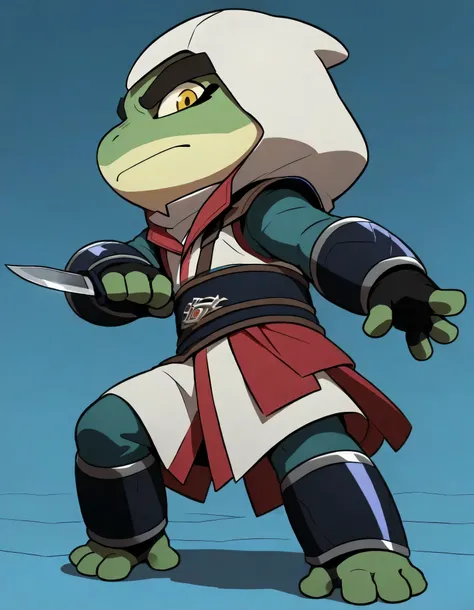 SDXL French Bullfrog - Captain Laserhawk A Blood Dragon Remix