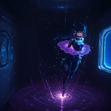 (Inside a shabby spaceship:1.7)、night、(Body floats:1.6)、Wide々A stylish interior、Space Suit、Dark Blue Hair、height twin tails、
Active women、score_9,score_8_up,score_7_up,top quality, detailed clothing、femininity(femininity)、dynamic angle、Dynamic Action、 Acti...