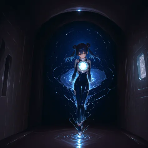 (Inside a shabby spaceship:1.7)、night、(Body floats:1.6)、Wide々A stylish interior、Ruins、Space Suit、Dark Blue Hair、height twin tails、
Active women、score_9,score_8_up,score_7_up,top quality, detailed clothing、femininity(femininity)、dynamic angle、Dynamic Action...