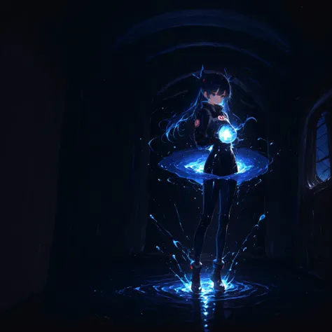 (Inside a shabby spaceship:1.7)、night、(Body floats:1.6)、Wide々A stylish interior、Ruins、Space Suit、Dark Blue Hair、height twin tails、
Active women、score_9,score_8_up,score_7_up,top quality, detailed clothing、femininity(femininity)、dynamic angle、Dynamic Action...