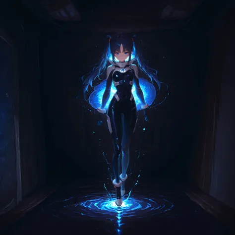 (Inside a shabby spaceship:1.7)、night、(Body floats:1.6)、Wide々A stylish interior、Ruins、Space Suit、Dark Blue Hair、height twin tails、
Active women、score_9,score_8_up,score_7_up,top quality, detailed clothing、femininity(femininity)、dynamic angle、Dynamic Action...