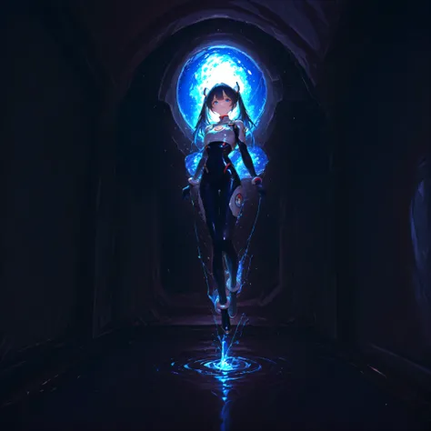 (Inside a shabby spaceship:1.7)、night、(Body floats:1.6)、Wide々A stylish interior、Ruins、Space Suit、Dark Blue Hair、height twin tails、
Active women、score_9,score_8_up,score_7_up,top quality, detailed clothing、femininity(femininity)、dynamic angle、Dynamic Action...