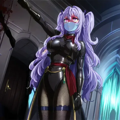 (((black leotard))),