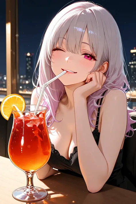 Do them by having a drink and winking 