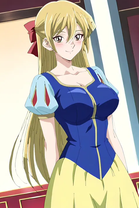 傑作、Best quality、Best resolution、Best image quality、amazing quality、 very aesthetic、 absurdres、anime coloring、anime screencap、anime screenshot、very delicate and beautiful、1girl、 <lora:Asuka_Tenjoin_Noob_Lora:1>、Asuka T、solo、(blonde hair:1.2) 、brown eyes 、ha...