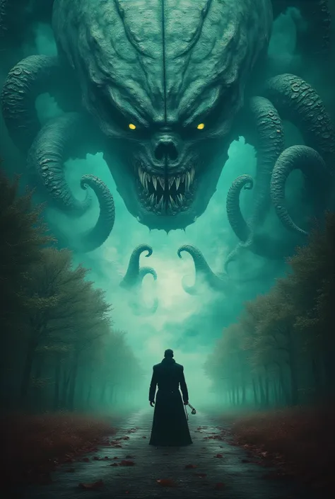 The monstrous Wilbur raises ancient artifacts toward a cosmic rift above Sentinel Hill as the boundary between worlds collapses. Gigantic tentacles of an otherworldly entity reach through the dimensional tear, their surfaces covered in eyes and mouths spea...