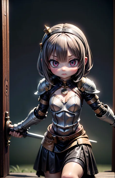 高解像度, 8Kの壁紙, 以上から最高品質, キュートな性格の女性騎士がパーフェクトな戦闘中position, small 守護の冠がバトルショートの準備を強化, ふわふわの毛, 大きな expressive な瞳で、決意と自然な甘さの組み合わせを示します, (詳細な目:1.2), (シャープアイ:1.1), 放ちます、round face それはかなり魅力的に見える, (スムーススキン:1.1), (ツヤのある肌:1.2), 小さな猫の肩当てやハート型のチェーンメイルなど、かわいいカスタマイズが施された精...