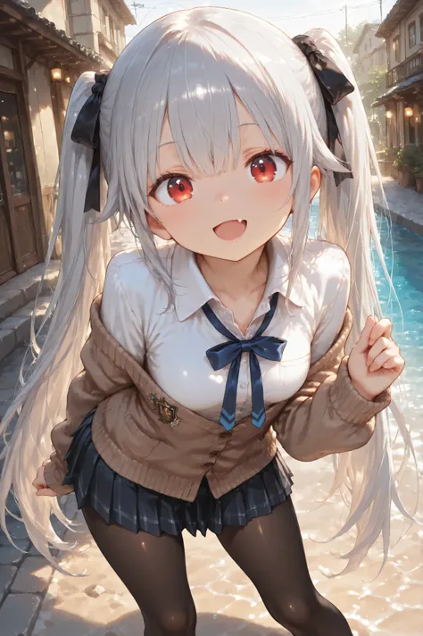 Shiny skin, Babe, character, chiya.
masterpiece, best quality, ultra detailed, high resolution, 8k, caustics.
super detailed skin perfect anatomy, dynamic lighting, elaborate eye depiction, beautiful detailed eyes, a cute anime girl.

# body.
142cm tall, s...