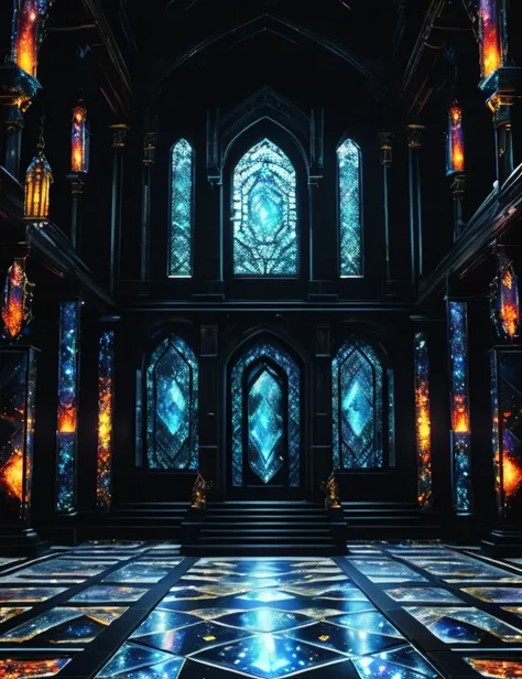 ((best quality)), ((masterpiece)), ((realistic,digital art)), (hyper detailed), DonMF43Dr4g0n Enchanted Grimoire Hall, Ceramic Tiles, Twilight, Wall Washing, 8K, HDR,   <lora:Fae_Dragon_SD1.5_version-000008:1>