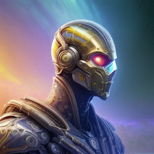 (Unbelievable Digital Artwork:1.3) of (Detailed illustration:1.3) cybor, cinematic, dramatic, hyper detailed, (Modelyaning:1.2), 3/4, god ratio, engaging, (hdr:1.2), super resolution, (Rim Light:1.2), Shadowed, aurora,(by Artist Paul Signac:0.85),(by Artist Earnst Haeckel:1.05),(by Artist Tara McPherson:1.15),CGSociety,ArtStation,(Digital Art:0.9),(Impressionism:1.3)