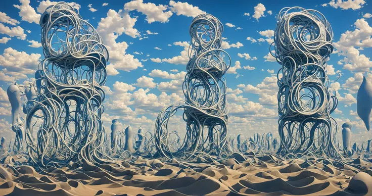 humanity, (surrealism:1.3), infinity, loop
