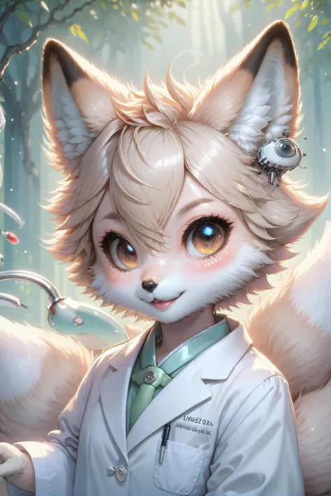 small canvas oil painting, anime style, kitsune, (dentist:2)<lora:EnvyBetterHiresFixXL01:0:hr=1><lora:EnvyDigitalFusionXL01a:1><lora:kitsune-sdxl:1>