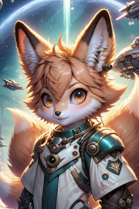 small canvas oil painting, anime style, kitsune, (starship pilot, in a starship, scifi:2)<lora:EnvyBetterHiresFixXL01:0:hr=1><lora:EnvyDigitalFusionXL01a:1><lora:kitsune-sdxl:1>