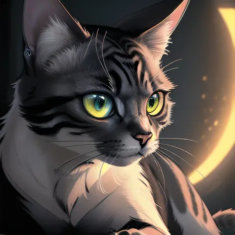 concept art of an alien cat, masterpiece, high resolution, octane, 8k, detailed, sharp focus, shallow depth of field